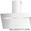 PKM S20-90 AWTY - Cappa in vetro con illuminazione a LED, senza testa, aspirazione perimetrale, 90 cm, colore: bianco