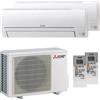 Mitsubishi Electric Condizionatore Mitsubishi Electric MSZ-HR dual split 12000+12000 BTU inverter A++ esterna 5,0 kW MXZ-2HA50VF-MSZ-HR35VF-2