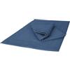 Ruggeri - Set 2 Tappeti Bagno 50x80 cm - 100% Cotone Extra Morbido - Collezione Let's Color! (Blu)