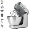 Kenwood Prospero+ KHC29A.R0SI Robot da Cucina, 4,3 L Ciotola Acciaio Inossidabile, Incluso Set con 10 Accessori con Macinacarne, Frullatore, Spremiagrumi, Centrifuga, Inclusa Bilancia, 1000W, Argento