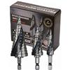 Proteco-Werkzeug HSS Titan TIN TiALN - Set di 3 punte a sgancio rapido per trapani