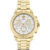 Versace Orologio Analogico al Quarzo Uomo con Cinturino in Acciaio Inox VE2E00521