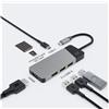 Green Cell Docking Station Green Cell Connect 7in1 USB-C HDMI 4K 60HZ 85W [HUBGC01]