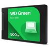 Western digital SSD 500GB Western Digital Green 2.5" Nero [WDS500G5G0A]