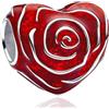 Rimgoris 925 Bracciali In Argento Sterling Famiglia Mamma Rose Glod Blocco Sempre Insieme Due Impronte Di Bambino Apribile Madre E Figlia Zaffiro Ali D'Angelo Abito Da Sposa Bacio