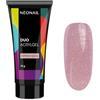 NÉONAIL DUO ACRYLGEL Shimmer Pansy - Gel Unghie - Acrygel - Acrigel - Polygel - Acrilico per Unghie - 30 g