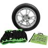 Generico Cora Catena di Stoffa Calze da Neve OMOLOGATE EN 16662-1 SOFTGRIP Gruppo 5 225 60 R18