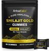 DUODUORENER Shilajit - Orsetti gommosi 3000 mg, puro Himalaya Shilajit oro, oltre 85 oligoelementi, supporta il livello di energia, il sistema immunitario (1)