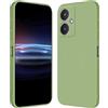 RankOne Custodia per Redmi 13C 5G / Redmi 13R 5G / POCO M6 5G (6.74 Inches) Cover Morbida in Silicone TPU - Verde Matcha