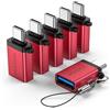 MOGOOD Adattatore USB C Maschio a USB 3.0 Femmina, Adattatore USB a USB C Convertitore OTG Compatibile MacBook Pro, Chromebook, Pixelbook, Microsoft Surface Go, Ss Galaxy S20 S21 S22 Pixel