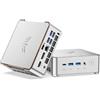 NiPoGi Hyper H2 Mini PC,14th Ιntel Core i5-14450HX(Vincere i7-1185G7/i7-12650H,fino a 4,8GHz),16GB DDR4 512GB NVMe SSD Mini Computer W11 Pro,4K Triplo Display HDMI/DP/Type C/WiFi6 per Affari Ufficio
