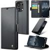 Rerzoiro Cover per Xiaomi Redmi Note 13 Pro 4G Custodia Portafoglio [Blocco RFID] Premium Pelle PU Wallet Case Flip Libro con Porta Carte Slot Supporto Flip Case per Xiaomi Redmi Note 13 Pro 4G, Nero