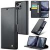 Rerzoiro Cover per Xiaomi Redmi 12 4G/5G Custodia Portafoglio [Blocco RFID] Premium Pelle PU Wallet Case Flip Libro con Porta Carte Slot Supporto Flip Case per Xiaomi Redmi 12 4G/5G, Nero
