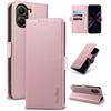 Yunubeyii Cover Libro per Xiaomi Poco X7 Pro - [Blocco RFID] Luxury PU Leather Portafoglio Card Holder Magnetic Phone Custodia con Kickstand, Cover Protettiva Antiurto, Rosa
