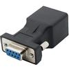 YIOVVOM DB9 RS232 Femmina Porta a RJ45 Femmina Connettore Scheda DB9 Porta Seriale Extender a LAN CAT5 CAT6 RJ45 Cavo di Rete Ethernet Adattatore