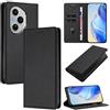 XINYEXIN Cover per Honor 400 Pro, Custodia Portafoglio in Pelle Cover Folio a Libro con Slot per Porta Carte Supporto Magnetica Flip Case - Nero