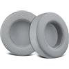 SOULWIT Cuscinetti Auricolari in Tessuto a rete di ricambio per Corsair Virtuoso RGB Wireless XT SE, Cuscinetti Auricolari con Schiuma di Isolamento Acustico ad alta Densità, Spessore Aggiunto-Grigio