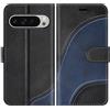 BoxTii Cover per Google Pixel 9 PRO XL, Custodia in PU Pelle Portafoglio, Magnetica Flip Cover a Libro con Slot per Schede per Google Pixel 9 PRO XL, Nero