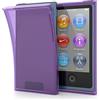 kwmobile Custodia compatibile con Apple iPod Nano 7 in silicone TPU - Back-Case protezione posteriore viola
