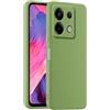 HULLIN Custodia per Telefono in Silicone Colorato, Adatta per Redmi Note 13 Pro 5G / POCO X6 5G (6.67) - Verde Matcha