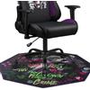 Subsonic - Tappetino da gioco Joker 100x100 cm - Antiscivolo per sedia da ufficio - Tappetino protettivo per pavimenti e parquet per la camera dei giocatori - Facile da pulire - Nero