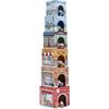 Little Dutch Torre Impilabile E 6 Macchinine In Legno Little Dutch