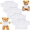 PEOVLVN Build a Bear Clothing Set - 4 pezzi Mini Orso Peluche Outfit e accessori per bambole 30,5-40,6 cm - Crea il tuo peluche