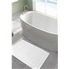 Farfallarossa Premium - Tappeto Da Bagno Hotel 100% Puro Cotone Bianco Chiaro / 45*65CM