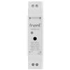 frient Relè Smart DIN - Interruttore di accensione/spegnimento da remoto | Funzionalità di misurazione della potenza integrata - Carica continua a 16A - Zigbee - Funziona con Homey e SmartThings