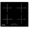PremierTech PT4I Piano Cottura a Induzione 60cm, 4 Zone di Cottura, Timer Integrato e Sistema di Blocco di Sicurezza, Ideale da Incasso per Cucine Moderne