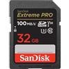 SanDisk Extreme PRO, Scheda di memoria da 32 GB SDHC fino a 95 MB / s, UHS-1, Classe 10, U3, V30
