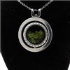 A Bijoux Collana Peridoto Grezzo. Modello Clessidra Sferica.