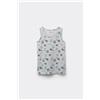 Tezenis Canotta Spalla Larga Bambini In Cotone Stampato Unisex Unisex Grigio