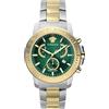 Versace Orologio Analogico al Quarzo Uomo con Cinturino in Acciaio Inox VE2E00421