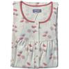 Linclalor Camicia da Notte Manica Lunga Serafino Reglan Interlock Stampato 100% Cotone Art.92246 (Flamingo, 56)