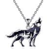 YFN Collana a forma di animale, in argento Sterling, con ciondolo a forma di animale, idea regalo per donne, ragazze, mamma,, normale, Argento sterling, Non pietra preziosa