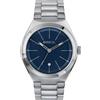 Breil Orologio Uomo Bend, Cassa Acciaio 43mm, Quadrante Blu, Bracciale Acciaio Argento, Ref. TW1908