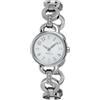 Breil, Collezione Agata, Orologio Donna, Bracciale con Catena in Acciaio e Cristalli Bianchi, Cassa 25 mm, Quadrante Bianco, Movimento al Quarzo, Resistente all'Acqua