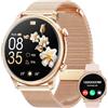 Hwagol Smartwatch Donna, 1.39" HD Orologio Smartwatch con Sonno/Ciclo Mestruale/SpO2/Cardiofrequenzimetro, Orologio Contapassi Donna con 100+ Sportive, Smart Watch Chiamate Compatibile iPhone Android