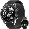 Hwagol Smartwatch Donna, 1.39" HD Orologio Smartwatch con Sonno/Ciclo Mestruale/SpO2/Cardiofrequenzimetro, Orologio Contapassi Donna con 100+ Sportive, Smart Watch Chiamate Compatibile iPhone Android