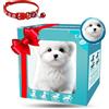 Qosneoun Nicco-My Realistic Robot Puppy, 2025 Nuovo cane robot AI, Nicco Robots Dog, agisce come un vero cane, robot di peluche interattivi cani per adulti, camminare, abbaiare, scodinzolare la coda