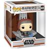 Funko POP! Deluxe: Star Wars: The Mandalorian S9 - Bo-Katan - Bo Katan With Throne, 10-inch - Figura in Vinile da Collezione - Idea Regalo - Merchandising Ufficiale - Giocattoli per Bambini e Adulti