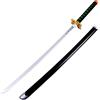 SHASHAYA Spada giapponese anime 75 cm, spada samurai in bambù, Katana, fatta a mano, oggetti di scena per cosplay, giocattoli con lama in bambù per bambini, ragazzi e ragazze, regalo per feste