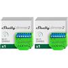 Shelly Dimmer 2, Interruttore Varialuce Senza Fili, Wi-Fi, Nessun Hub o Neutro richiesto, Domotica, Compatibile con Alexa e Google Home, App iOS Android (Confezione da 2)