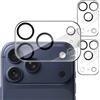 JETech Pellicola Fotocamera per iPhone 17 Pro Max 6,9 Pollici, 9H Vetro Temperato, Antigraffio, Compatibile con Cover, Non Influisce Sugli Scatti Notturni, HD Chiaro, Pacco da 3 (Trasparente)