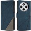 SONWO Cover per Redmi 14C 4G / Xiaomi Poco C75 4G, Flip Custodia in PU Pelle, Cover a Libro Portafoglio con Slot per Schede e Supporto Stand per Redmi 14C 4G / Xiaomi Poco C75 4G, Blu
