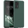 kwmobile Custodia Compatibile con Samsung Galaxy A23 4G / 5G Cover - Back Case per Smartphone in Silicone TPU - Protezione Gommata - verde muschio