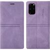 OKZone Cover per Samsung Galaxy S20 Plus, Cover a Libro Samsung S20 Plus, Custodia in Pelle Samsung S20 Plus Magnetica [Portafoglio] Custodia Silicone TPU Antiurto,Funzione Supporto Slot Schede(Viola)