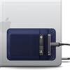 Afterplug Custodia Adesiva 2 Tasche per Disco Fisso per Laptop, Porta Oggetti Adesivo Riutilizzabile per SSD Esterno Portatile, HDD, Mouse Sottile e Cavi (Piccola - Compatibile con SSD)