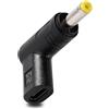 KUOQIY Adattatore da USB C a DC 12V, 3.1 Tipo C USB-C Femmina a DC 4.8x1.7 mm Maschio Adapter PD Emulatore Trigger 90 Gradi Angolato, per Router, Modem Ottici, Apparecchiature di Monitoraggio